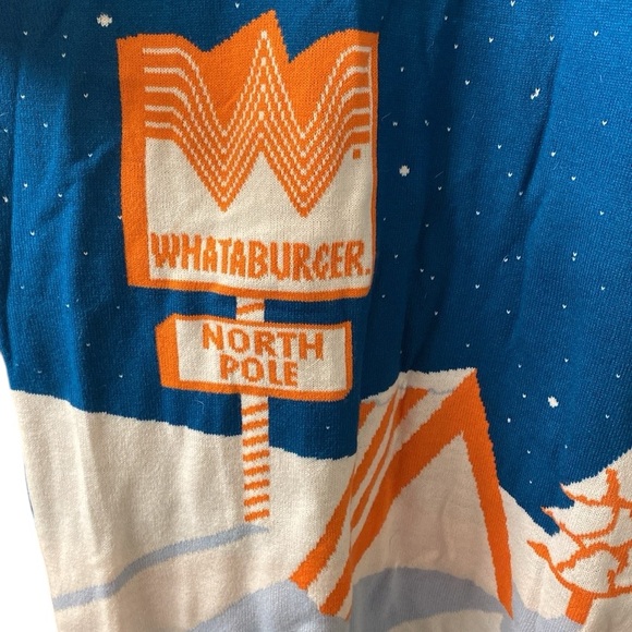 Whataburger Sweater 2021 Ugly Christmas Holiday Sweater Mens 3XL - Picture 4 of 8